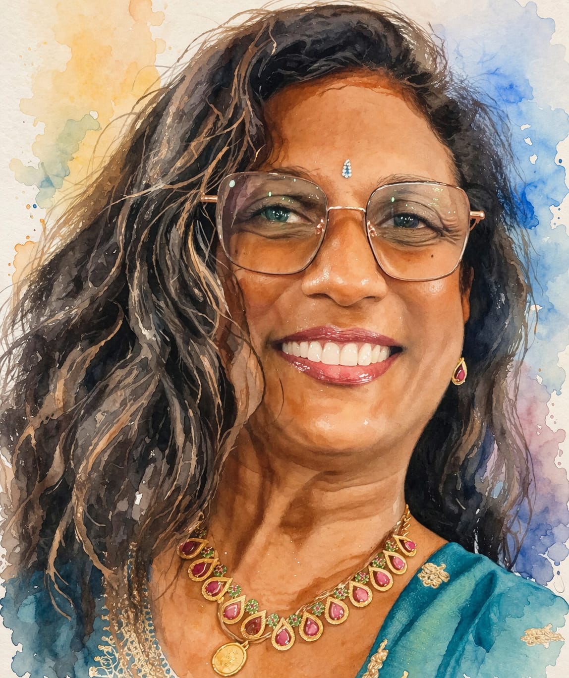 Mme Mounsamy, représentante du projet Dhanyavaad